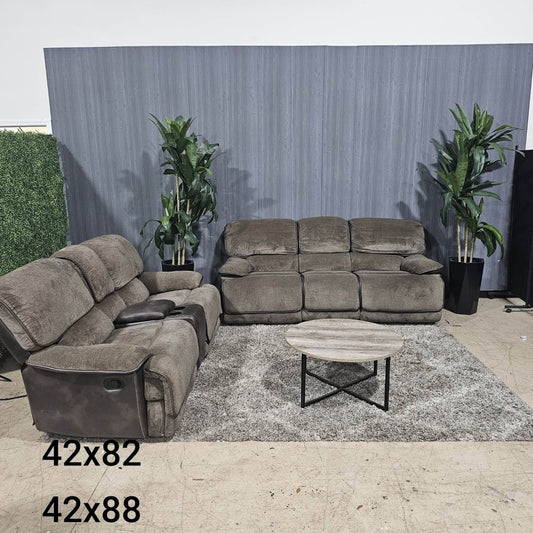 🛋️ Reclining Sofa & Loveseat Set (Delivery Available!! )