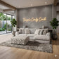 🛋️ Fluffy Sectional Sofa w/ Ottoman (Delivery Available!! )