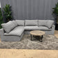 🛋️ Soft Gray Modular Sectional Sofa (Delivery Available!! )