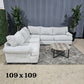 🛋️ Light Gray Symmetrical Sectional Sofa (Delivery Available!! )