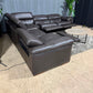 💎 Natuzzi Leather Reclining Sectional Sofa (Delivery Available!! )