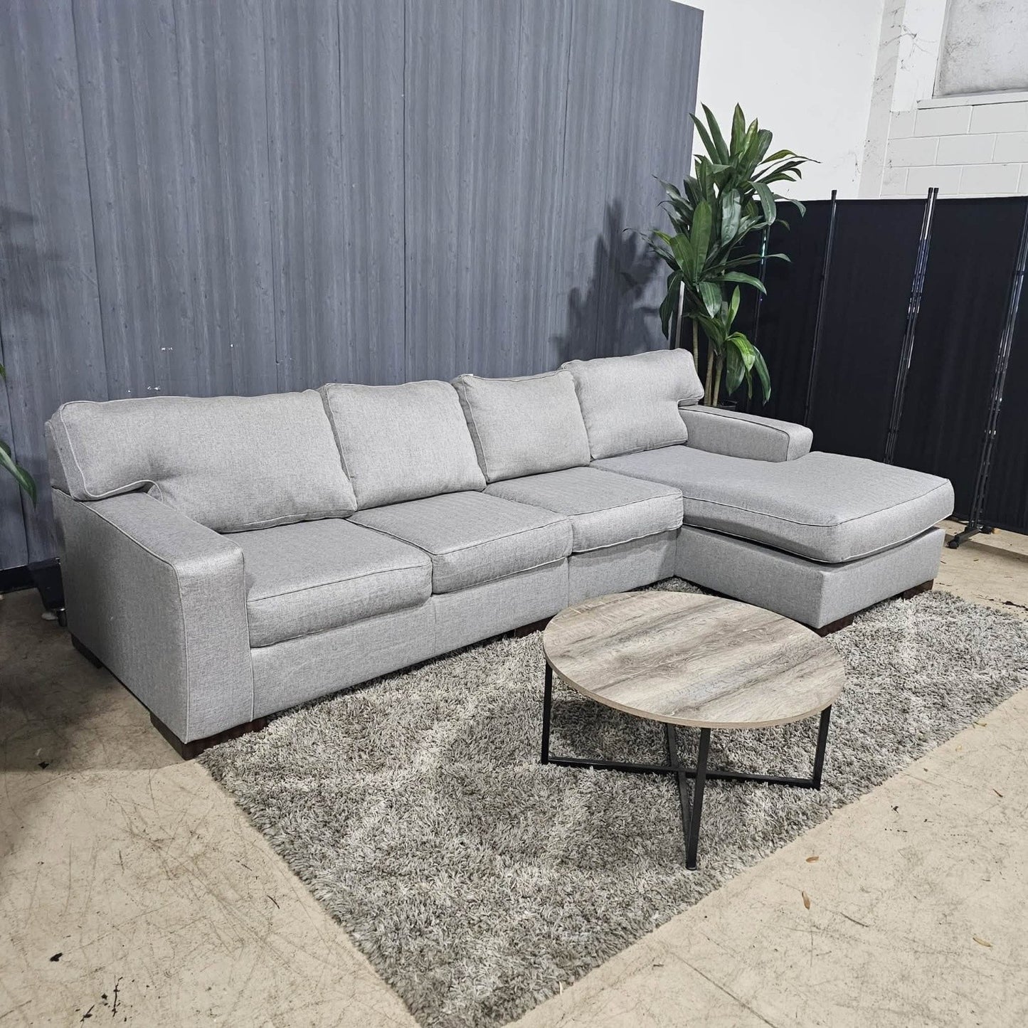 Gray XL Sectional Sofa (Delivery Available!! )