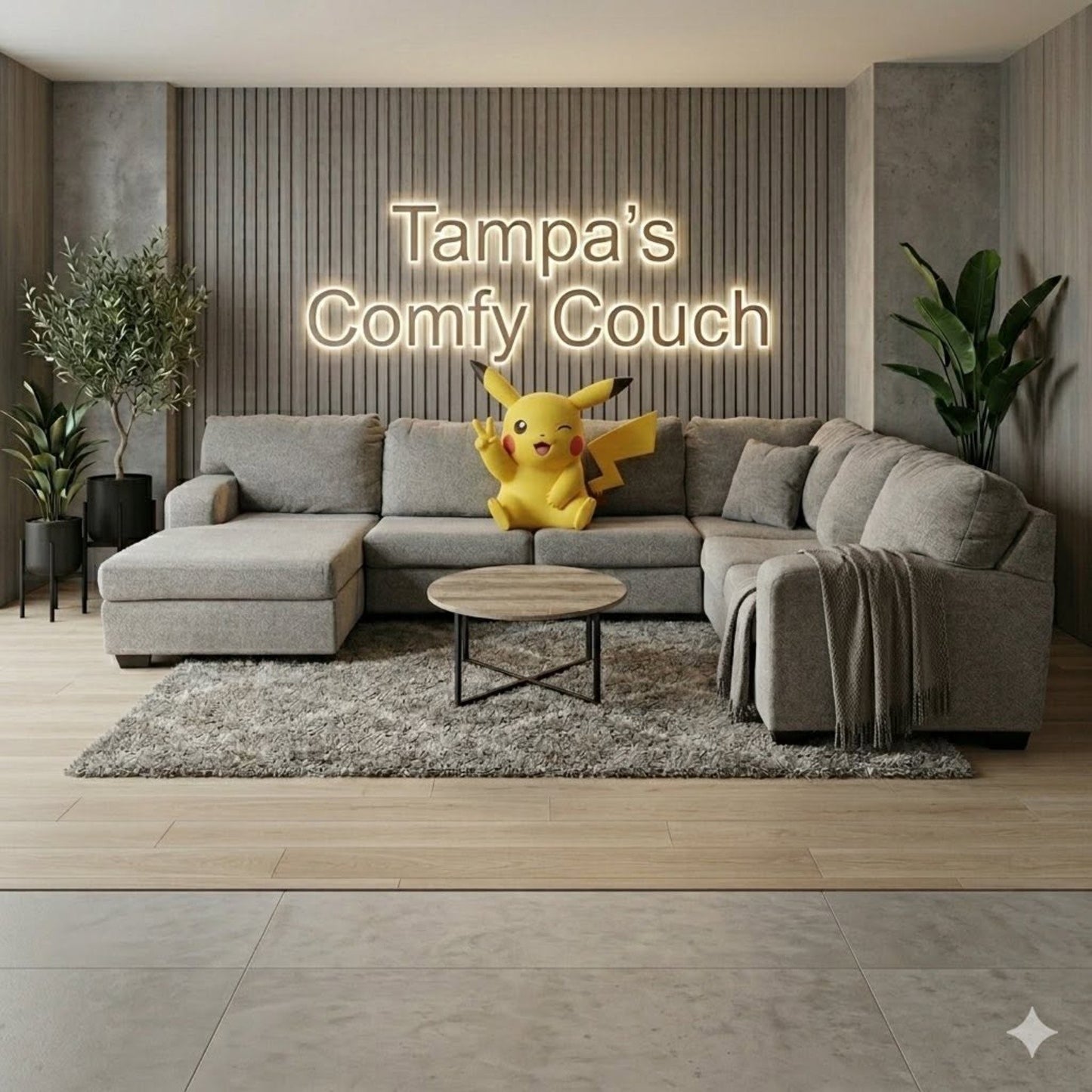 🛋️ Large Ushaped Sectional Sofa (Delivery Available!! )