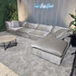 RH- Gray Velvet Restoration Hardware Original Cloud Couch (5pc) | Luxe