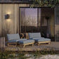 Dweller Outdoor Chair & Ottoman – Sunbrella Avery Indigo | Set of 2 | Brand New (Delivery Available!! )