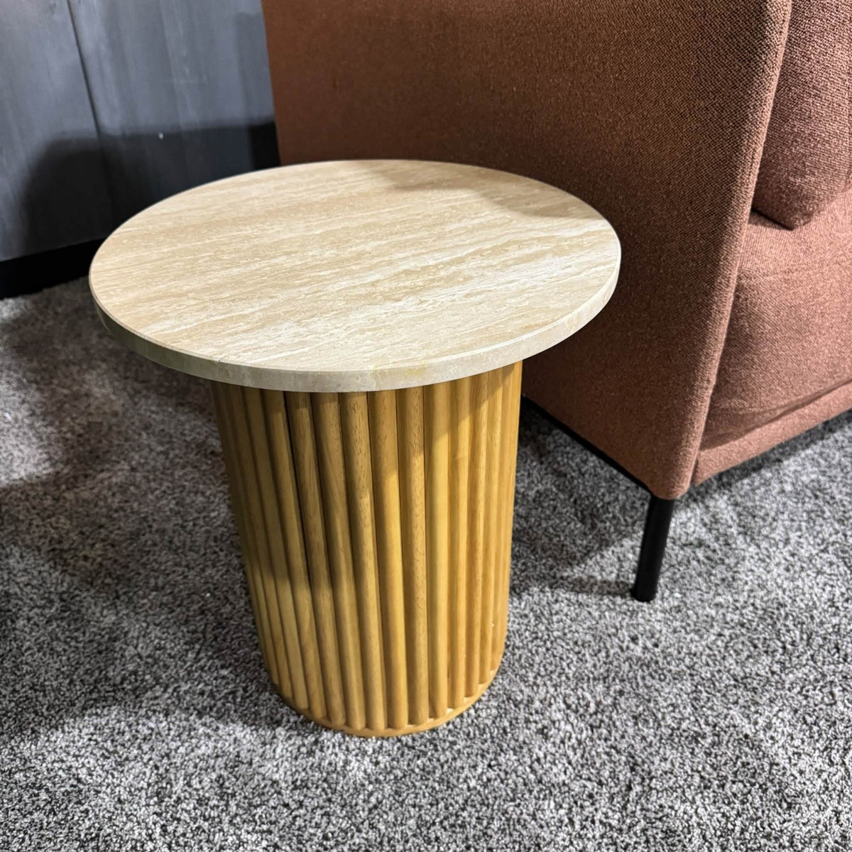 Article Tarvok Stone Side Tables | Set of 2 |  (Delivery Available!! )