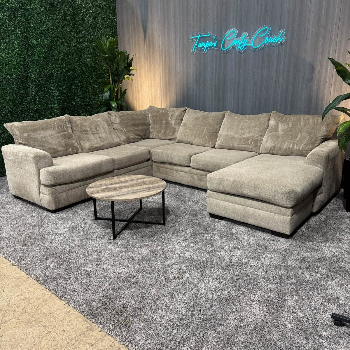 Large Ashley’s Ushaped Sectional Sofa