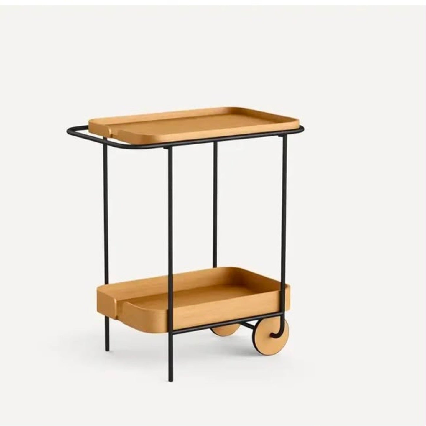 Dram Bar Cart by Burrow – Oak | Brand New in Box