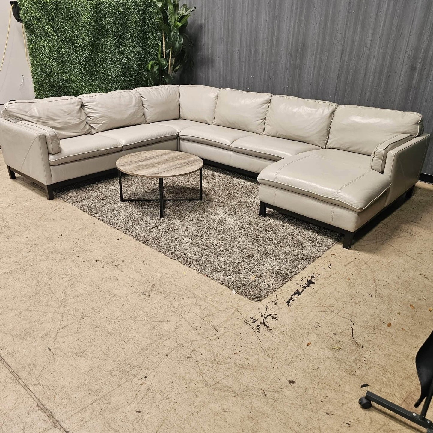 Light Gray Macys Ushaped Sectional (Delivery Available!! )