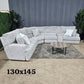 🛋️ Fluffy Corduroy Reclining Sectional Sofa (Delivery Available!! )