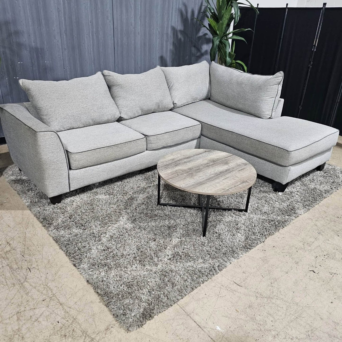Small Gray Sectional Sofa (Delivery Available!! )