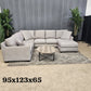 🛋️ Large Ushaped Sectional Sofa (Delivery Available!! )