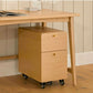 Krossa 12” File Cabinet – White Oak | Brand New in Box