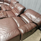 Leather Ushaped Reclining Sectional Sofa (Delivery Available!! )