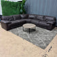 🛋️ Natuzzi X Cindy Crawford Leather Sectional Sofa (Delivery Available!! )