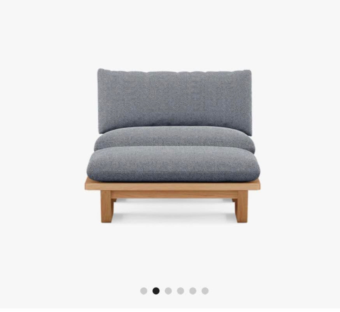 Dweller Outdoor Chair & Ottoman – Sunbrella Avery Indigo | Set of 2 | Brand New (Delivery Available!! )