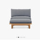 Dweller Outdoor Chair & Ottoman – Sunbrella Avery Indigo | Set of 2 | Brand New (Delivery Available!! )