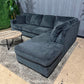 🛋️ Ashley’s Charcoal Sectional Sofa (Delivery Available!! )