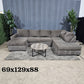 🛋️ Brown Double Chaise Sectional Sofa (Delivery Available!! )