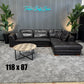Brown Leather Sectional Sofa (Delivery Available!! )