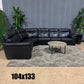 Full Grain Leather Natuzzi Sectional Sofa (Delivery Available!! )