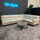 Cream Natuzzi Sectional Sofa (Delivery Available!! )