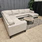 Light Gray Macys Ushaped Sectional (Delivery Available!! )
