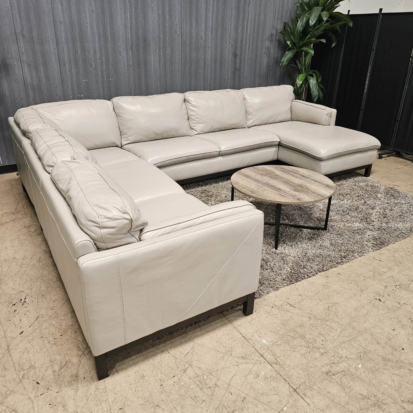 Light Gray Macys Ushaped Sectional (Delivery Available!! )