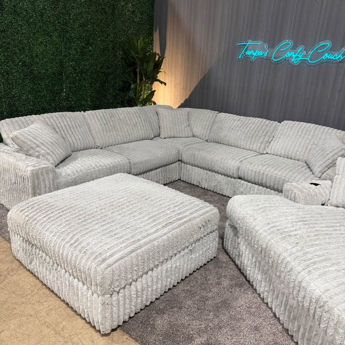 Full Stupendous Sectional Sofa + Chaise + Ottoman Collection