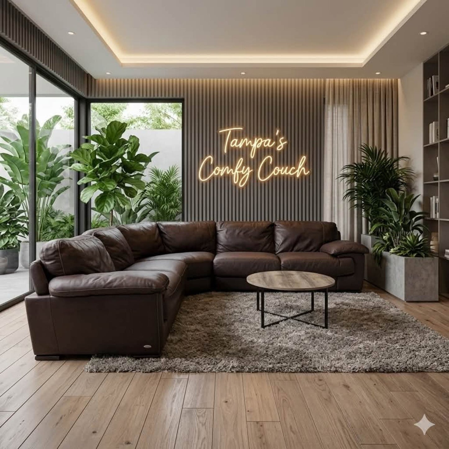 🛋️ Natuzzi X Cindy Crawford Leather Sectional Sofa (Delivery Available!! )