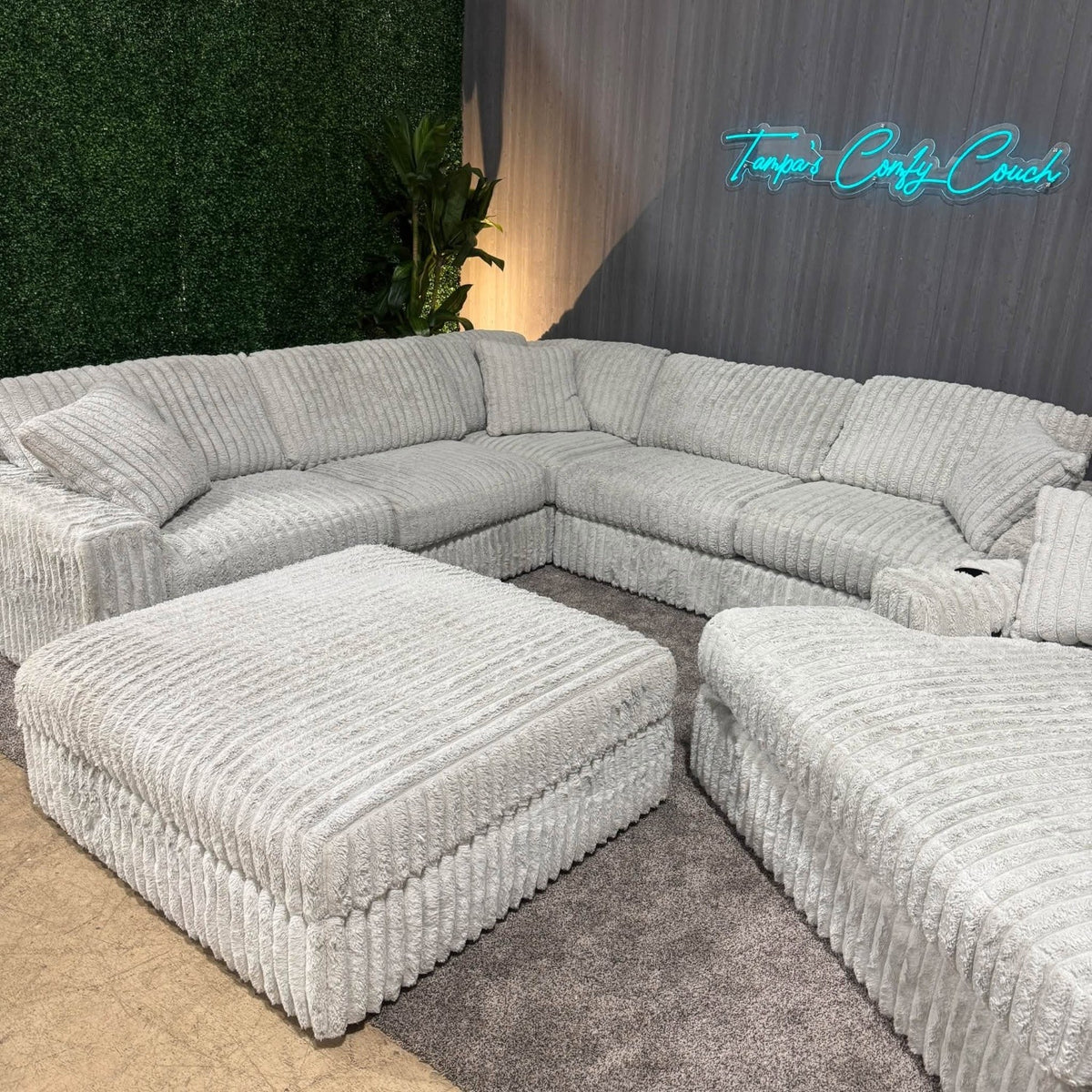 Full Stupendous Sectional Sofa + Chaise + Ottoman Collection