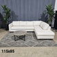 Cream Italsofa by Natuzzi Sectional Sofa (Delivery Available!! )