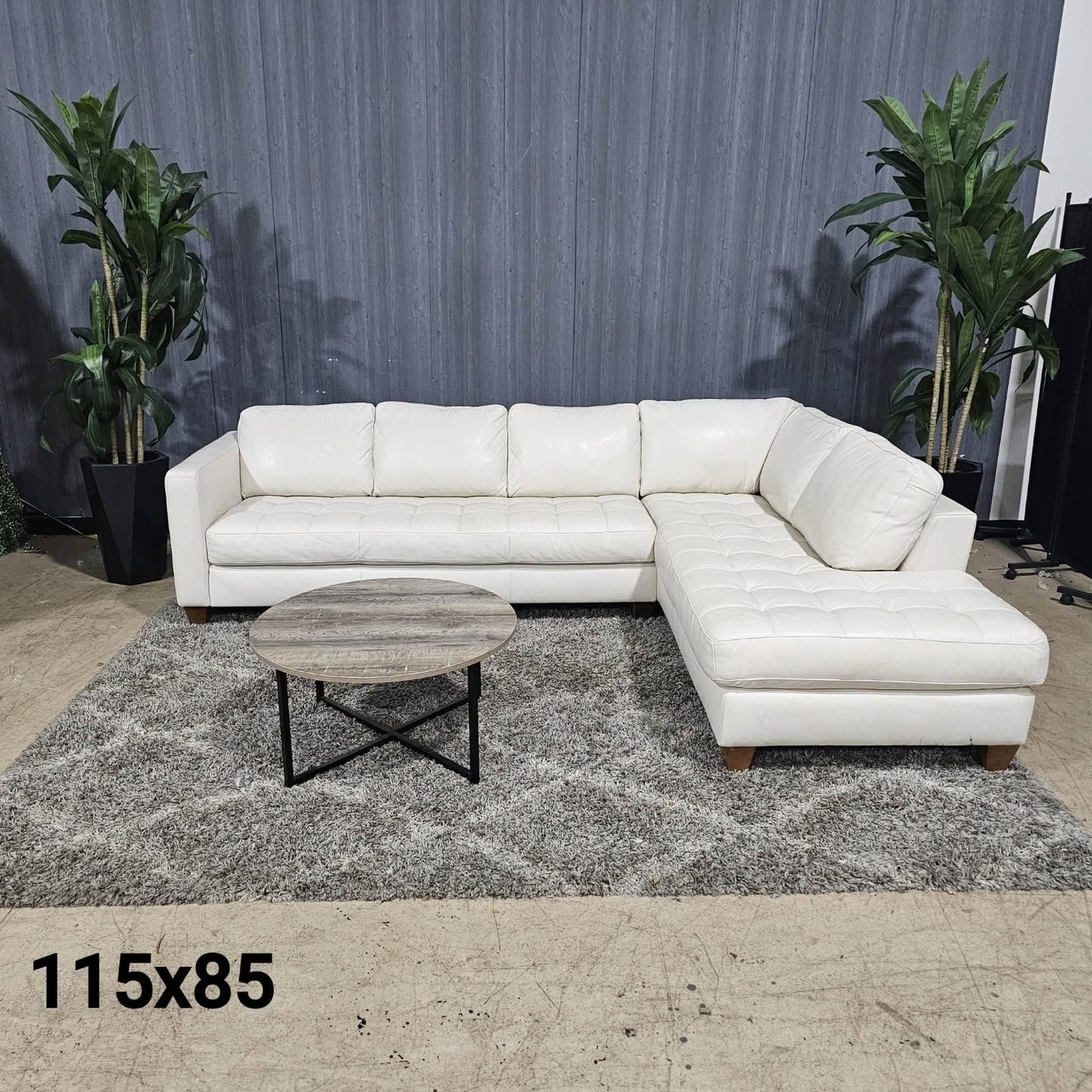 Cream Italsofa by Natuzzi Sectional Sofa (Delivery Available!! )