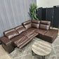 Genuine Leather Reclining Sectional (Delivery Available!! )