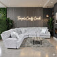 🛋️ Fluffy Corduroy Reclining Sectional Sofa (Delivery Available!! )