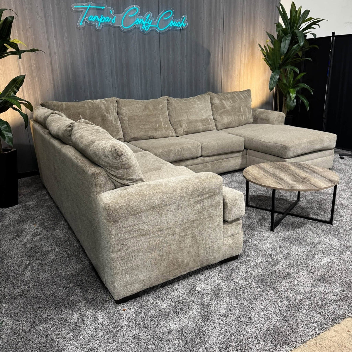 Large Ashley’s Ushaped Sectional Sofa