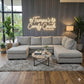 🛋️ Gray Double Chaise Sectional Sofa (Delivery Available!! )