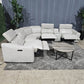 Full Grain Leather Macy’s Reclining Sectional Sofa (Delivery Available!! )