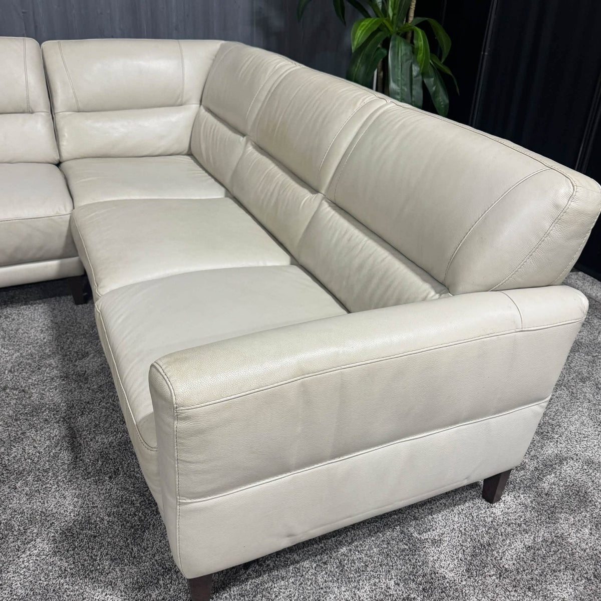 Cream Natuzzi Sectional Sofa (Delivery Available!! )
