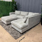 🛋️ Light Gray Sectional w Ottoman (Delivery Available!! )