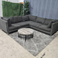 🛋️ Dark Gray Symmetrical Sectional Sofa (Delivery Available!! )