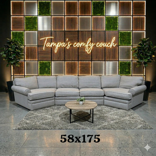 🛋️ Double Cuddler Sectional Sofa Couch (Delivery Available!! )