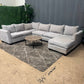 🛋️ Large Gray Ushaped Sectional Sofa (Delivery Available!! )