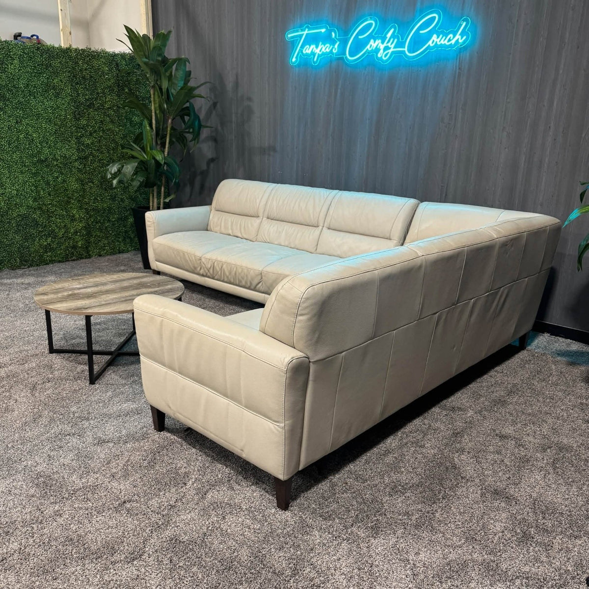 Cream Natuzzi Sectional Sofa (Delivery Available!! )