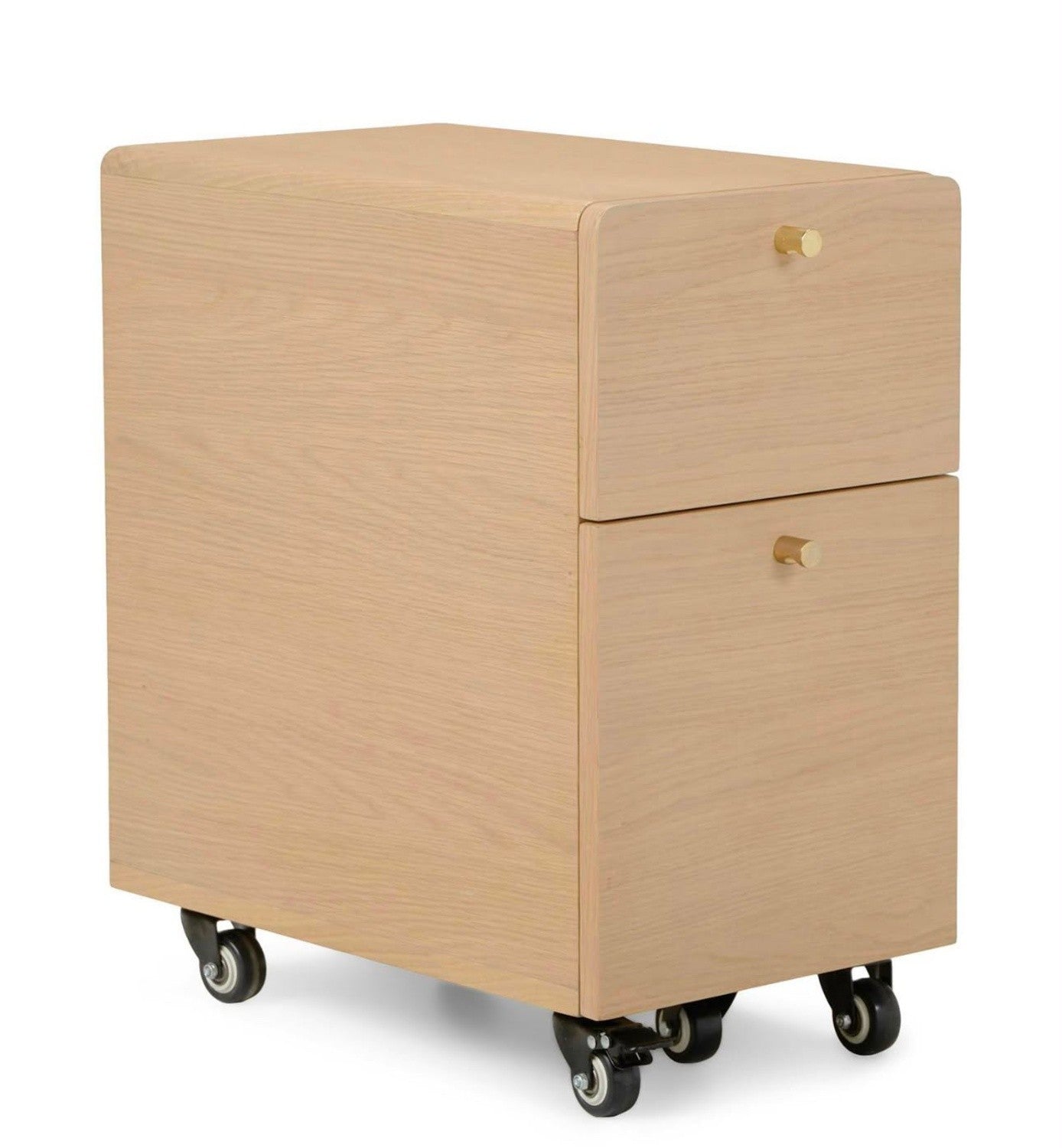 Krossa 12” File Cabinet – White Oak | Brand New in Box
