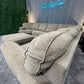 Ashley’s Beige Sectional w/cuddler + Ottoman