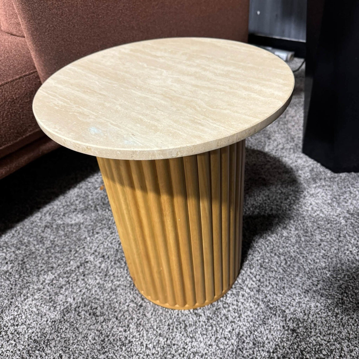 Article Tarvok Stone Side Tables | Set of 2 |  (Delivery Available!! )