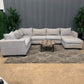 🛋️ Large Gray Ushaped Sectional Sofa (Delivery Available!! )