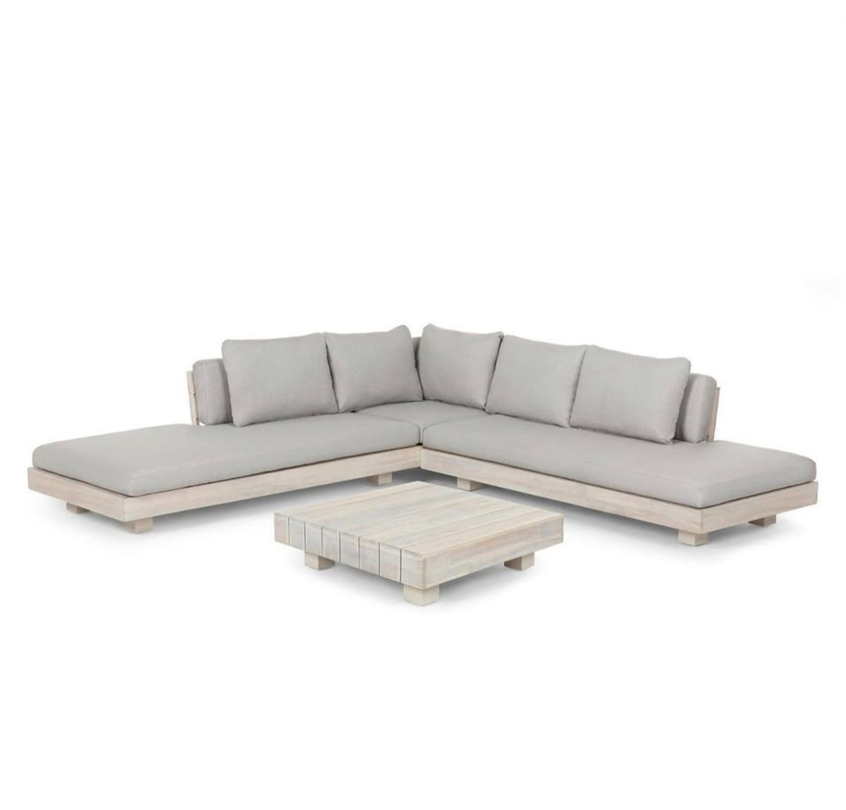 Article Lubek Outdoor Sectional Set + Loveseat | Beach Sand | Brand New in Box