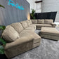 Ashley’s Beige Sectional w/cuddler + Ottoman